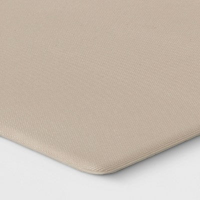  1'5"x2'6" Rareta Lines Comfort Mat - Threshold™: Skid-Resistant Indoor Kitchen Floor Mat, Abstract Pattern, Tan