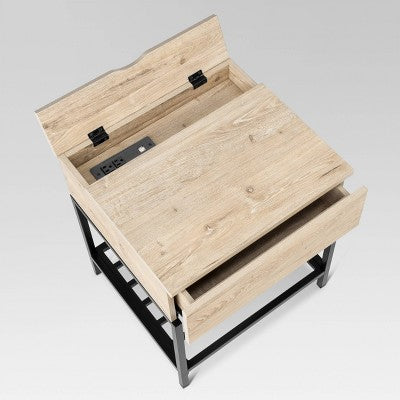  Loring End Table With Charging Station - Threshold™