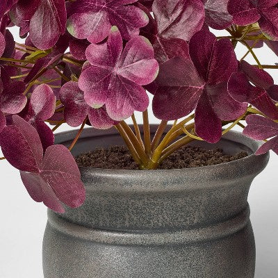  14" Fall Floral Trailing Artificial Arrangement Purple - Threshold™ Designed With Studio McGee
