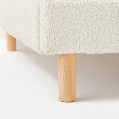  Kessler Bed In Cream Faux Shearling - Threshold™ Designed With Studio McGee