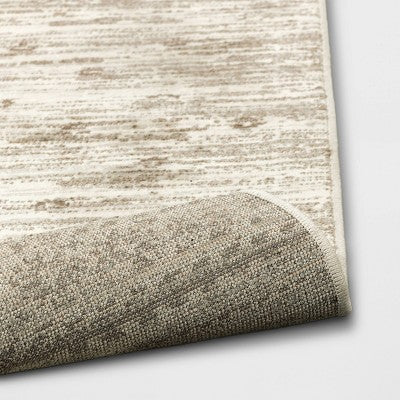  9'x12' Border Dot Motif Area Rug Beige - Threshold™