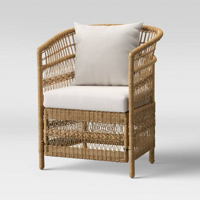  Mulberry 3pc Patio Chat Set - Natural - Threshold™