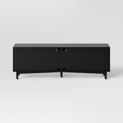  Organic Caned TV Stand For TVs Up To 65" Black - Threshold™