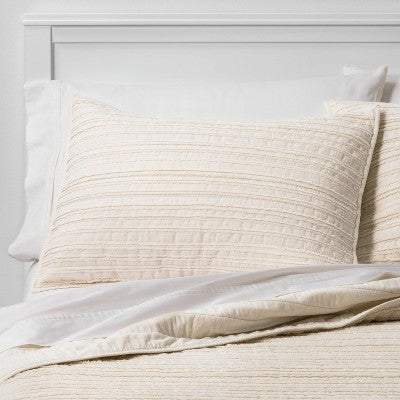  Clipped Texture Quilt Sham - Threshold™