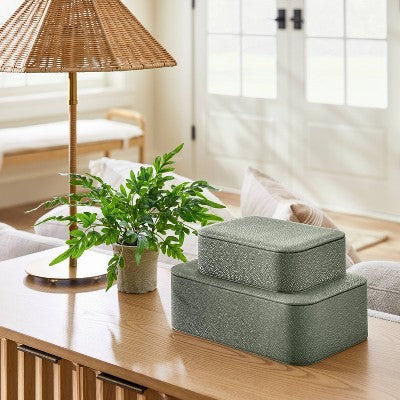 Small Artificial Ribbon Fern Leaf In Pot - Threshold™ Designed With Studio McGee