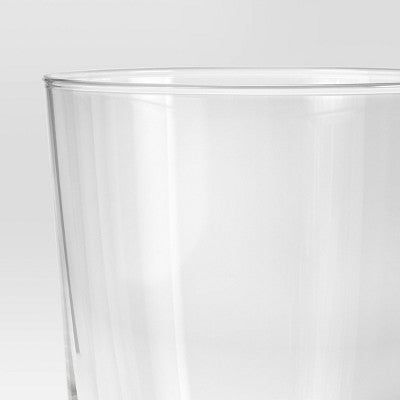  13.2 Fl Oz Glass Bower Short Tumbler Clear - Threshold™