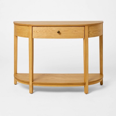  Harriett Console Table Natural Wood - Threshold™ Designed With Studio McGee