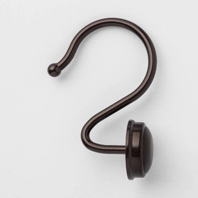  Rust Proof Button Shower Hook - Threshold™