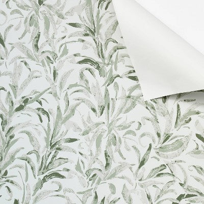  Branch Olive Green - Threshold™ Designed With Studio McGee: Removable Vinyl Wallpaper, Self-Adhesive, 198" X 20"