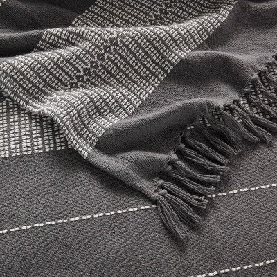  Global Fringed Oversized Throw Blanket - Threshold™