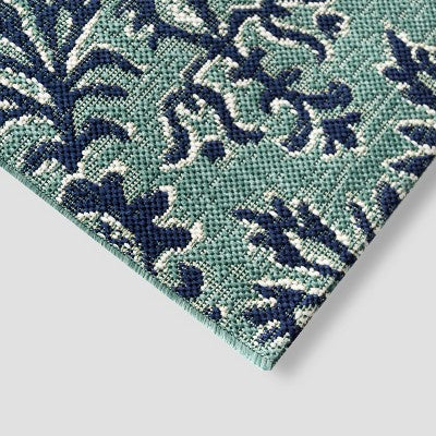  Blockprint Repeat Outdoor Rug - Threshold