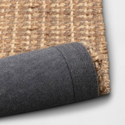  Kingston Neutral Woven Rug - Threshold