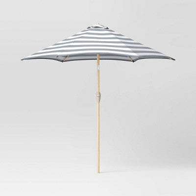  9'x9' Market Patio Umbrella - Light Wood Pole - Threshold™