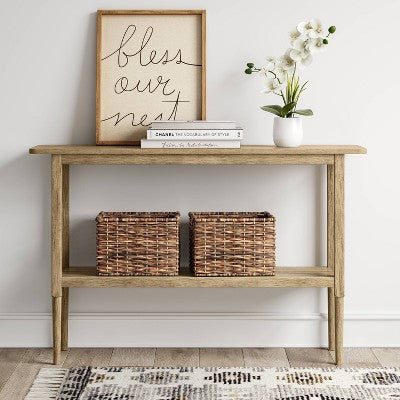  Gretna Narrow Console Table Natural - Threshold™