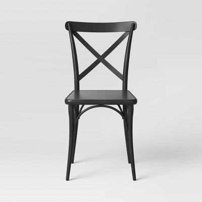  Set Of 2 Malden French Bistro Dining Chair Black - Threshold™