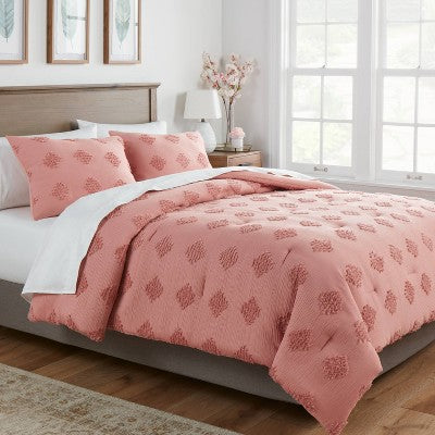  Tufted Diamond Crinkle Comforter & Sham Set - Threshold™