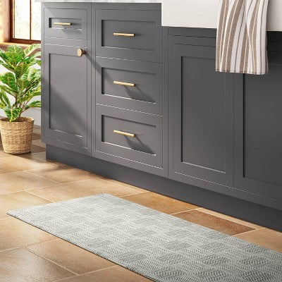  1'6"x5" Rareta Lines Comfort Runner Mat - Threshold™: Skid-Resistant Kitchen Floor Mat, Indoor Use, Abstract Pattern