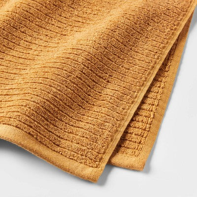  Quick Dry Ribbed Bath Towel Set - Threshold™