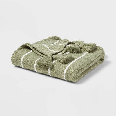  Tasseled Boucle Bed Throw - Threshold™