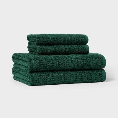  4pc Value Bathroom Towel Bundle Set (2 Bath + 2 Hand) - Threshold™