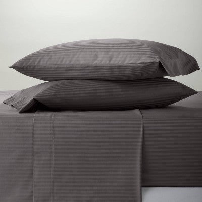  400 Thread Count Damask Solid Sheet Set - Threshold™ 
