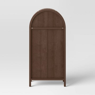  Woven Arched Wood Cabinet - Threshold™