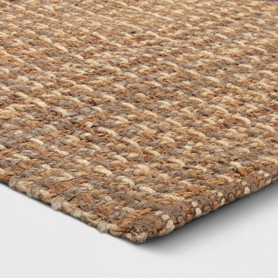  Kingston Neutral Woven Rug - Threshold