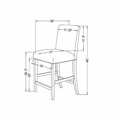  Parsons Counter Height Barstool - Threshold