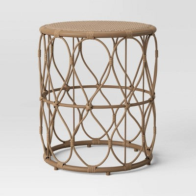  Britanna Patio Accent Table, Outdoor Furniture Natural - Threshold™