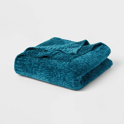  60"x80" Velvet Chenille Bed Throw - Threshold™