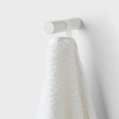  Traditional Crinkle Border Towel White - Threshold™