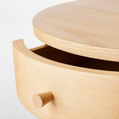  Wasatch Side Table With Drawer Light Natural - Threshold™ Designed With Studio McGee