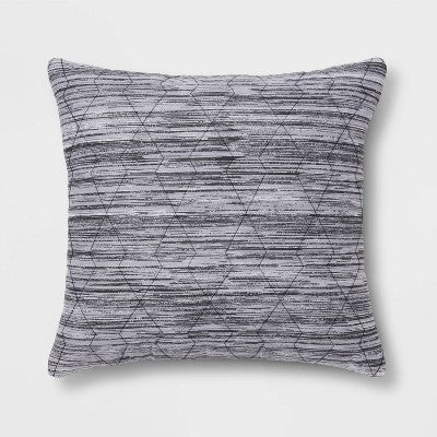  5pc Woven Diamond Stripe Comforter Set Cream/Black - Threshold™