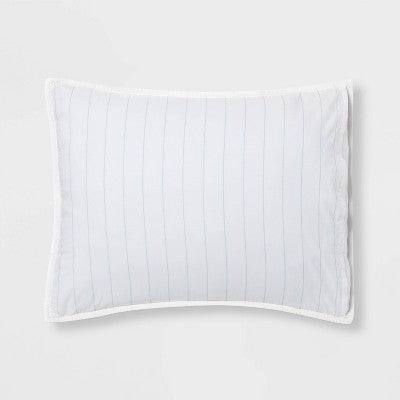  Reversible Cotton Stripe Quilt Sham - Threshold™
