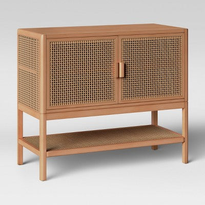  Minsmere 2 Door Cabinet Natural Brown - Threshold™