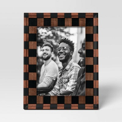  5"x7" Checkered Table Picture Frame - Threshold™