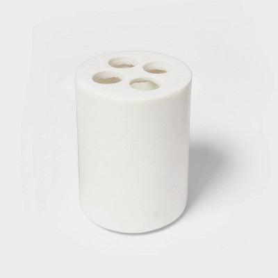  Marble Toothbrush Holder White - Threshold™