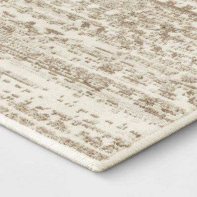  9'x12' Border Dot Motif Area Rug Beige - Threshold™