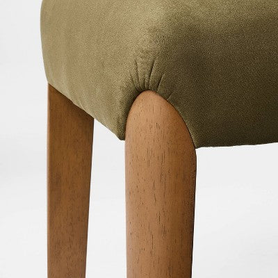  Wood Leg Ottoman Green - Threshold™ Designed With Studio McGee