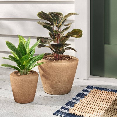  Earthenware Weathered Indoor/Outdoor Planter Pot - Threshold™ Designed With Studio McGee