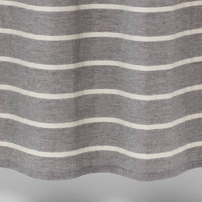  Stripe Shower Curtain Radiant Gray - Threshold™