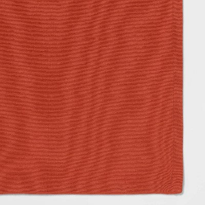  84" X 60" Cotton Tablecloth Dark Orange - Threshold™