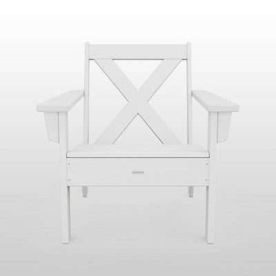  Shawboro POLYWOOD Patio Lounge Chair - White - Threshold™