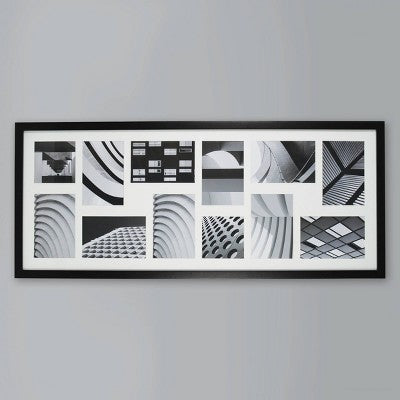  33"x14" Thin Collage Holds 12 Photo Frame - Threshold™