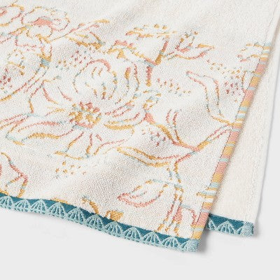  Boho Border Floral Towel - Threshold™