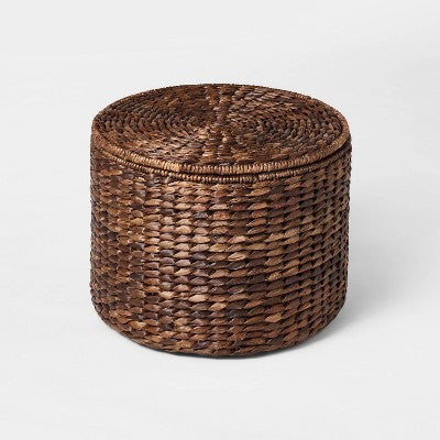  Woven Storage Ottoman Espresso - Threshold™ Designed With McGee