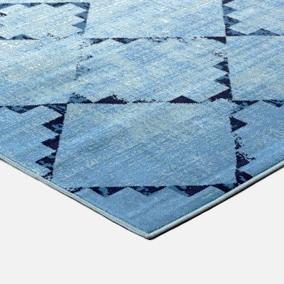  Distressed Diamonds Outdoor Rug - Threshold