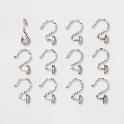 Rust Proof Button Shower Hook - Threshold™