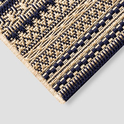  5' X 7' Lake Stripe Outdoor Rug Navy - Threshold™
