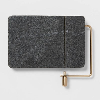  9" X 6" Marble Cheese Slicer Cutting Board - Threshold™